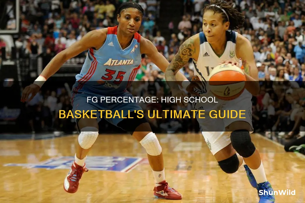 what is a good fg percentage in high school basketball