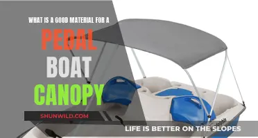 Best Fabric for Pedal Boat Canopy: Waterproof and Durable