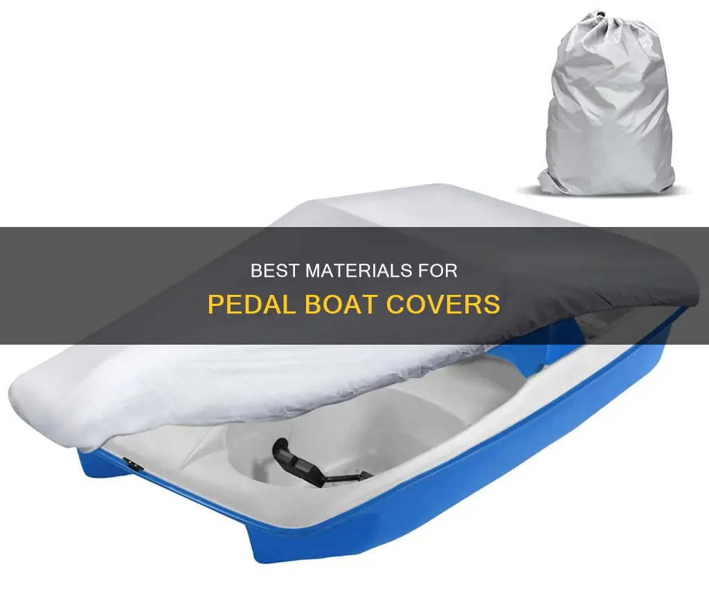 what is a good material for a peddle boat cover