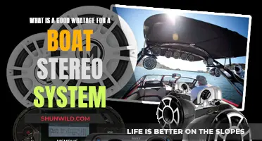 Choosing the Optimal Boat Stereo System Wattage