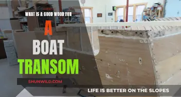 Wood for Boat Transoms: Choosing the Right Timber