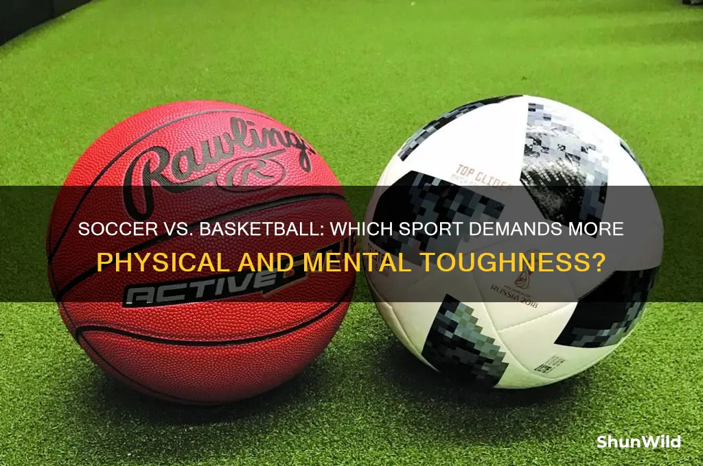what is a harder sport soccer or basketball