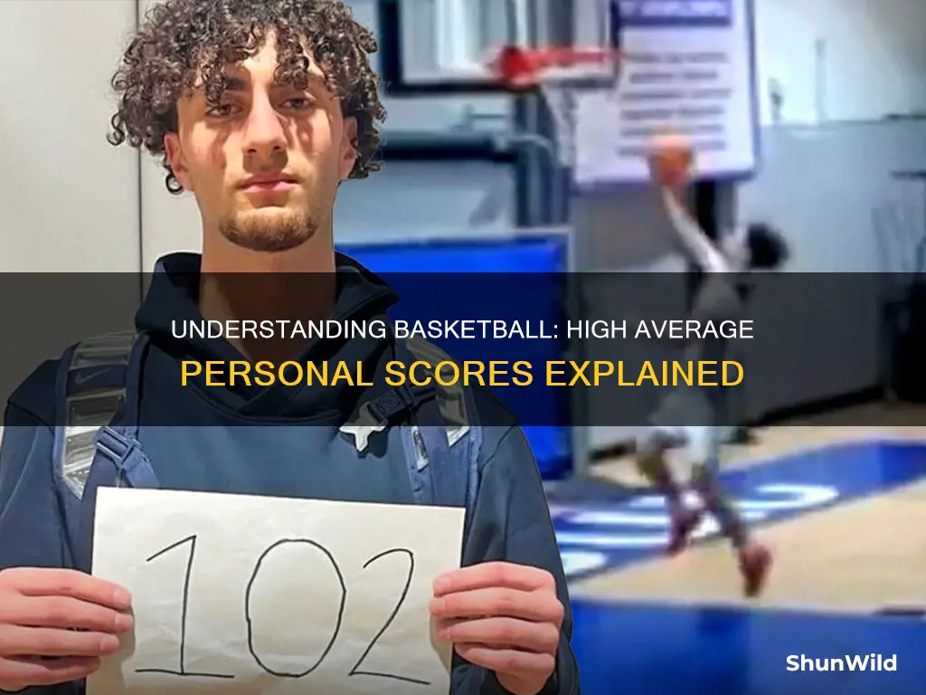 what is a high average basketball personal score