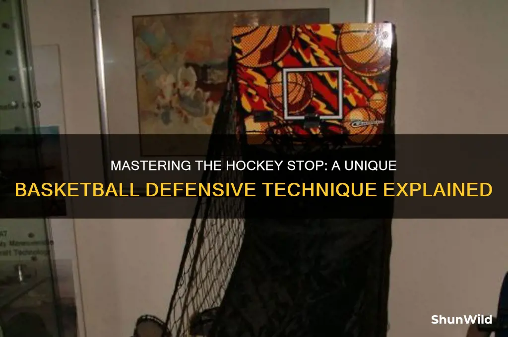 what is a hockey stop in basketball