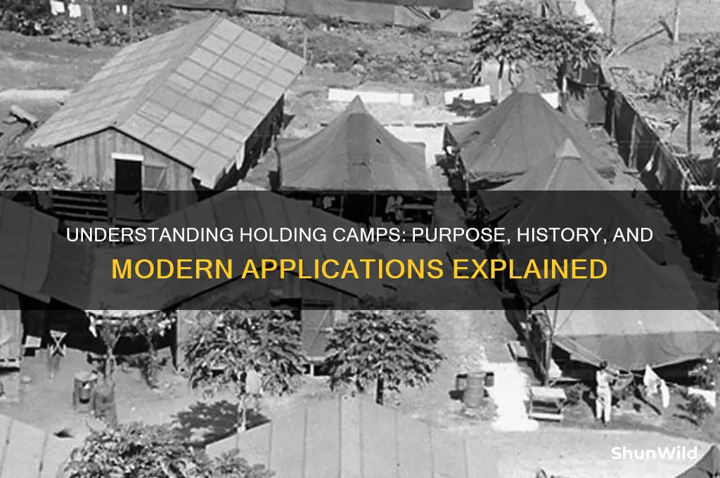 what is a holding camp