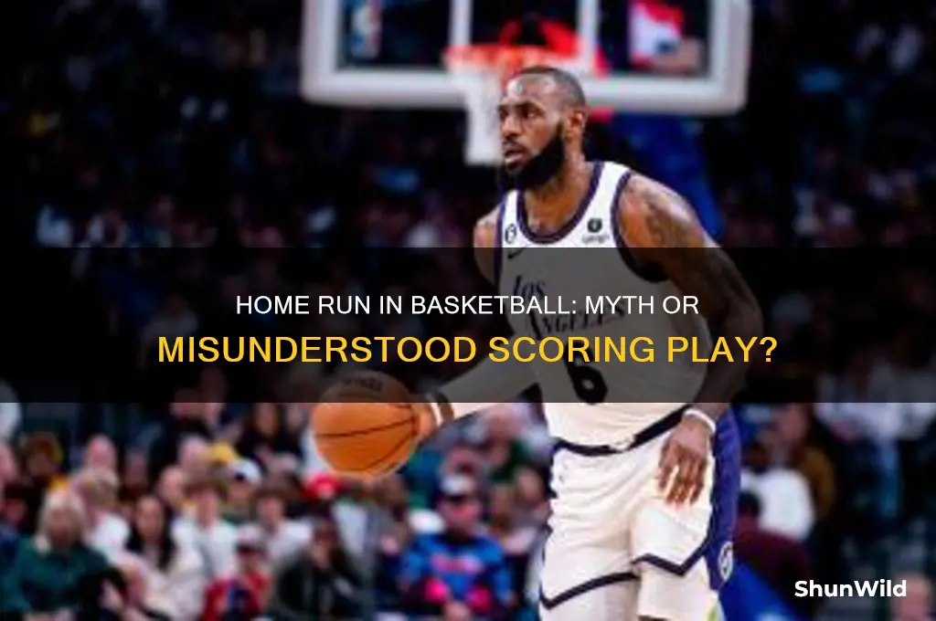 what is a home run in basketball