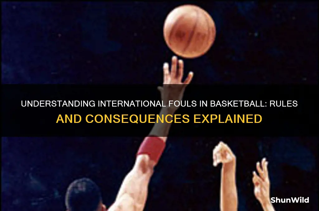what is a international foul in basketball
