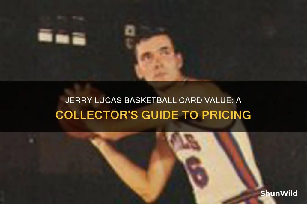 what is a jerry lucas basketball card worth