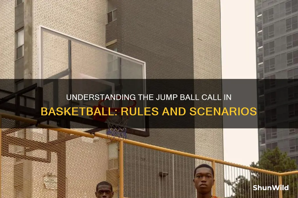 what is a jump ball call in basketball