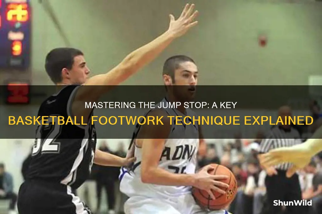 what is a jump stop in basketball