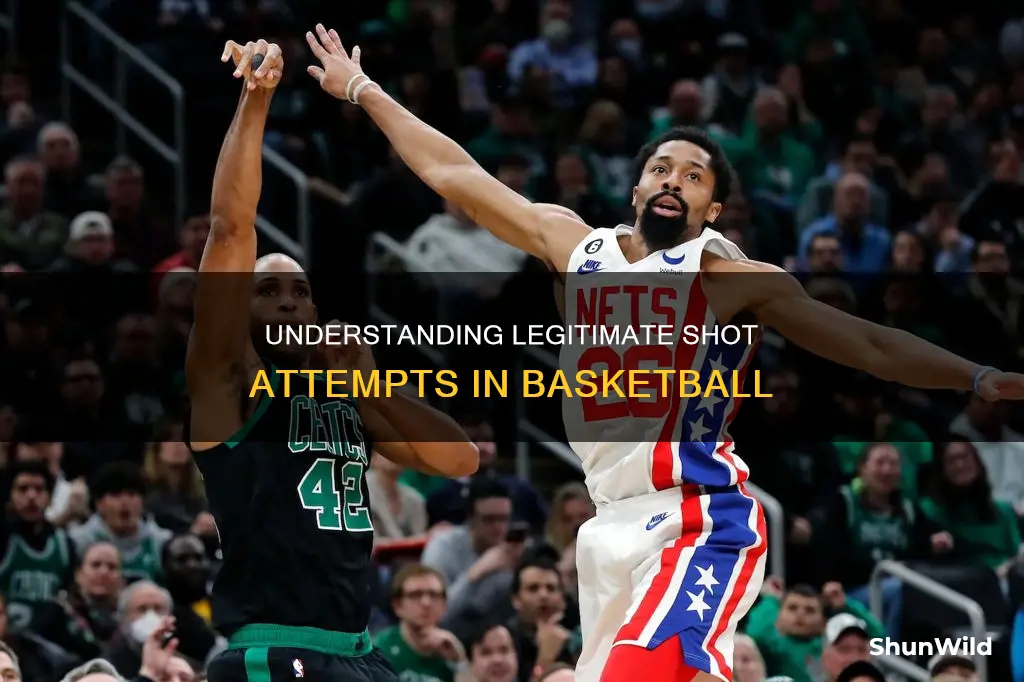 what is a legitimate shot attempt basketball