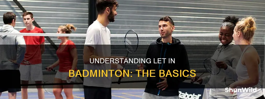 what is a let in badminton