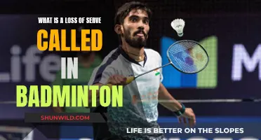 Badminton Serve Loss: What's the Term?