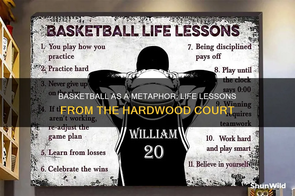 what is a metaphor for basketball