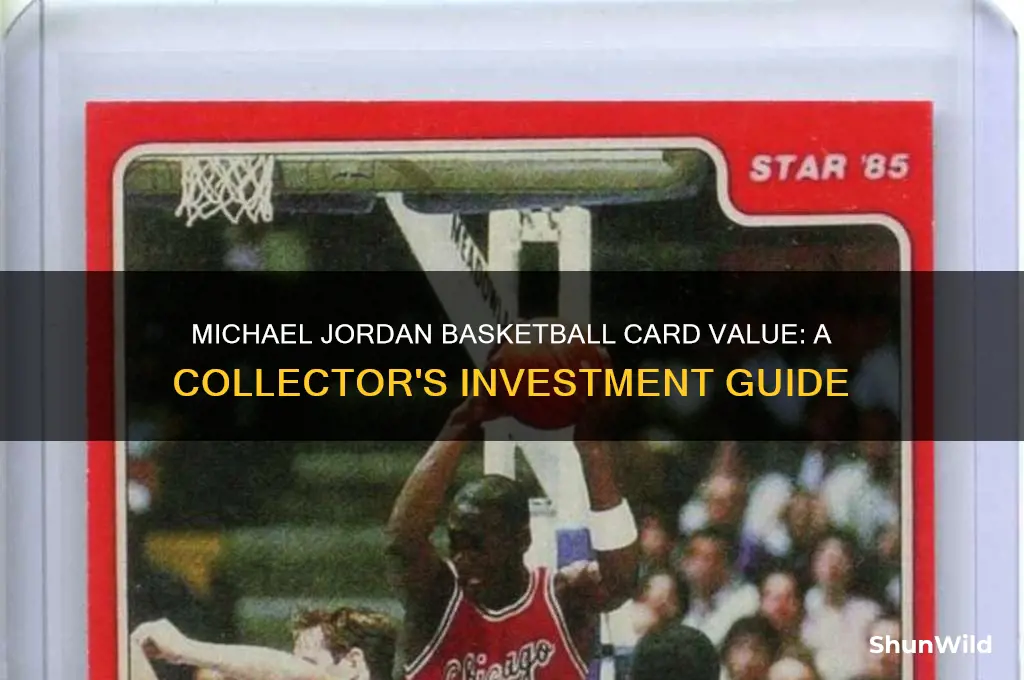 what is a michael jordan basketball card worth