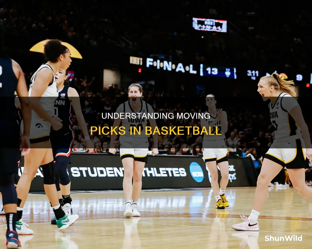 what is a moving pick in basketball