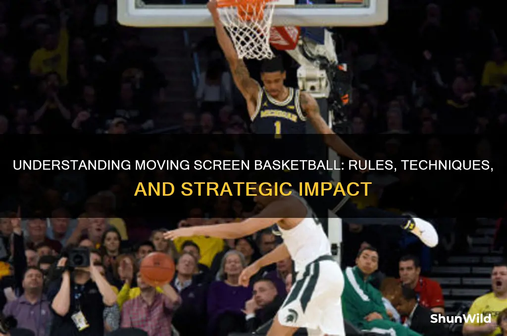 what is a moving screen basketball