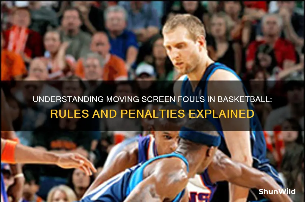 what is a moving screen foul in basketball