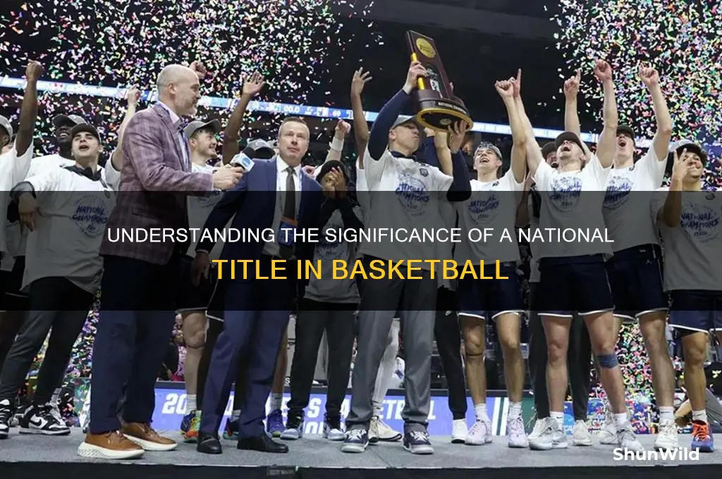 what is a national title in basketball