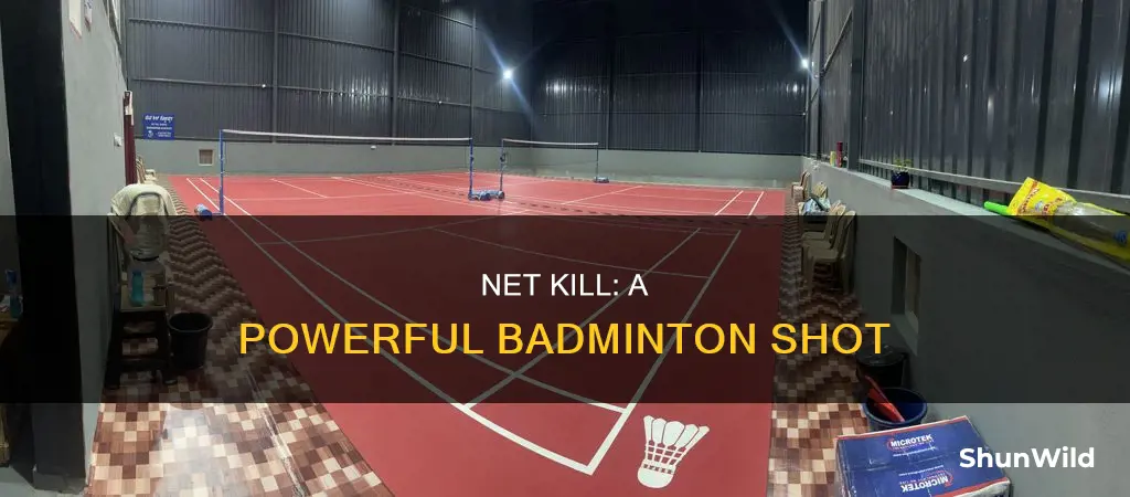 what is a net kill in badminton
