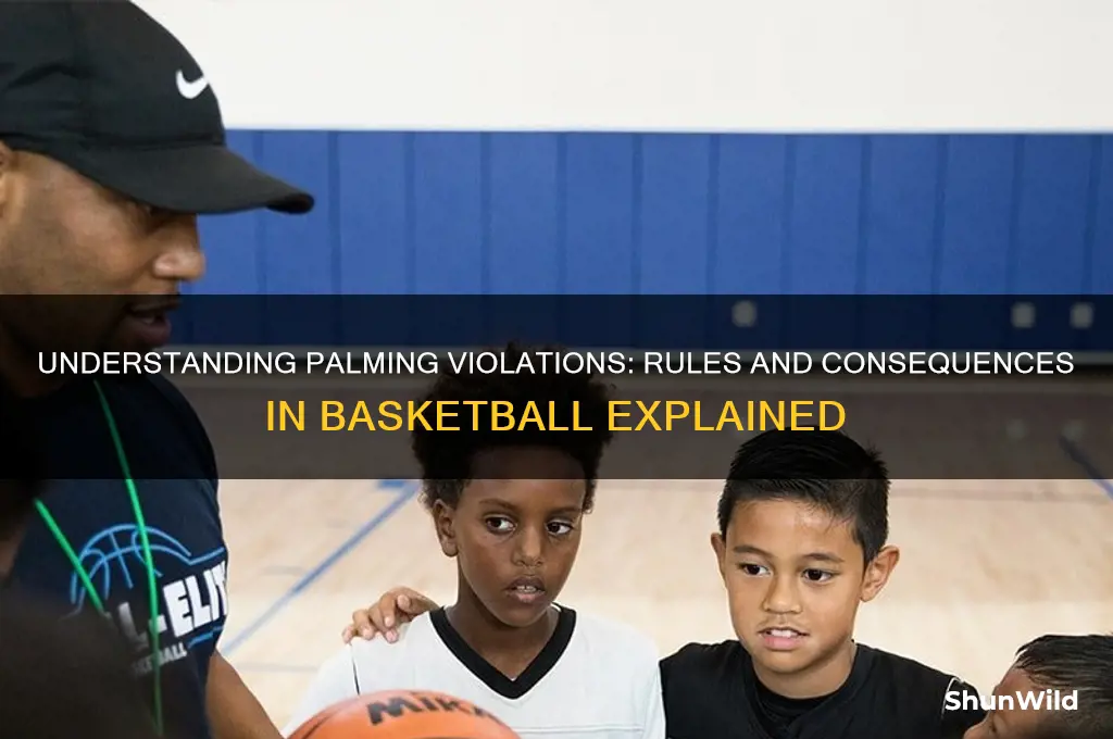 what is a palming violation in basketball
