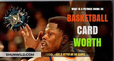 Patrick Ewing 25 Basketball Card Value: A Collector's Guide