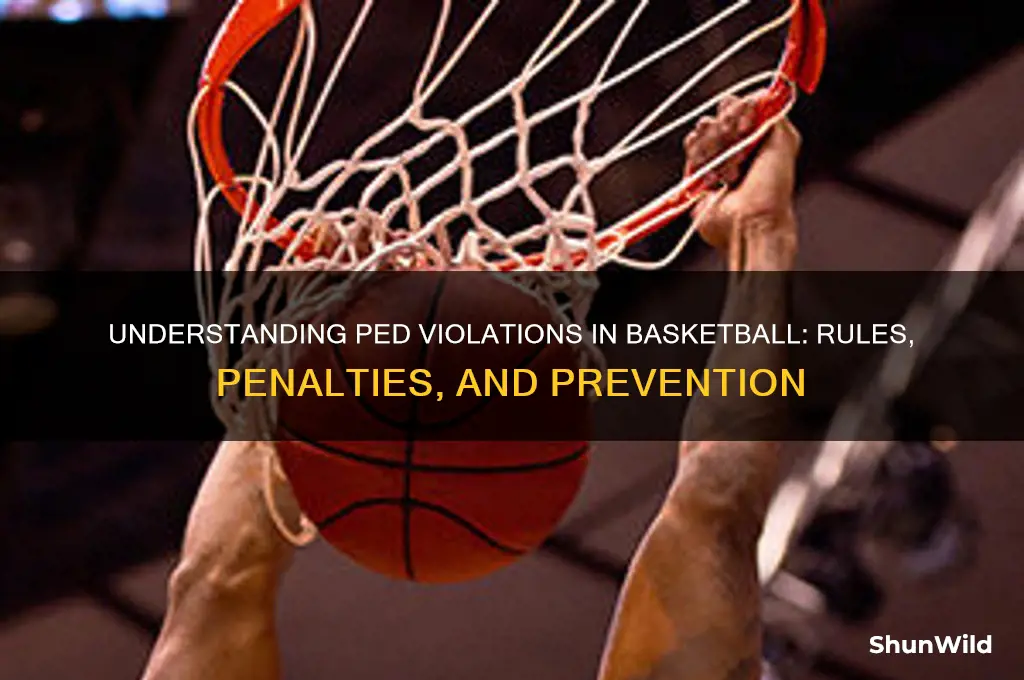 what is a ped violation in basketball