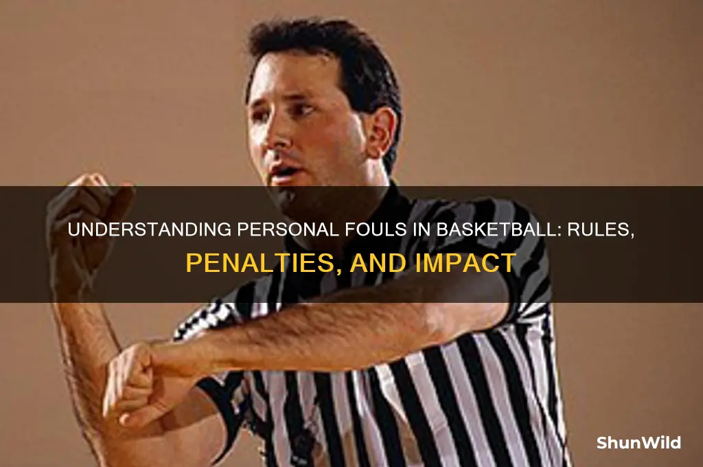 what is a personal foul basketball