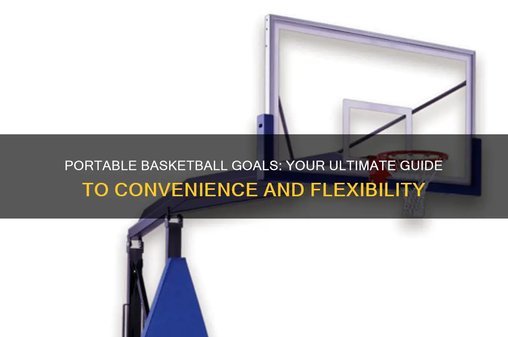 what is a portable basketball goal