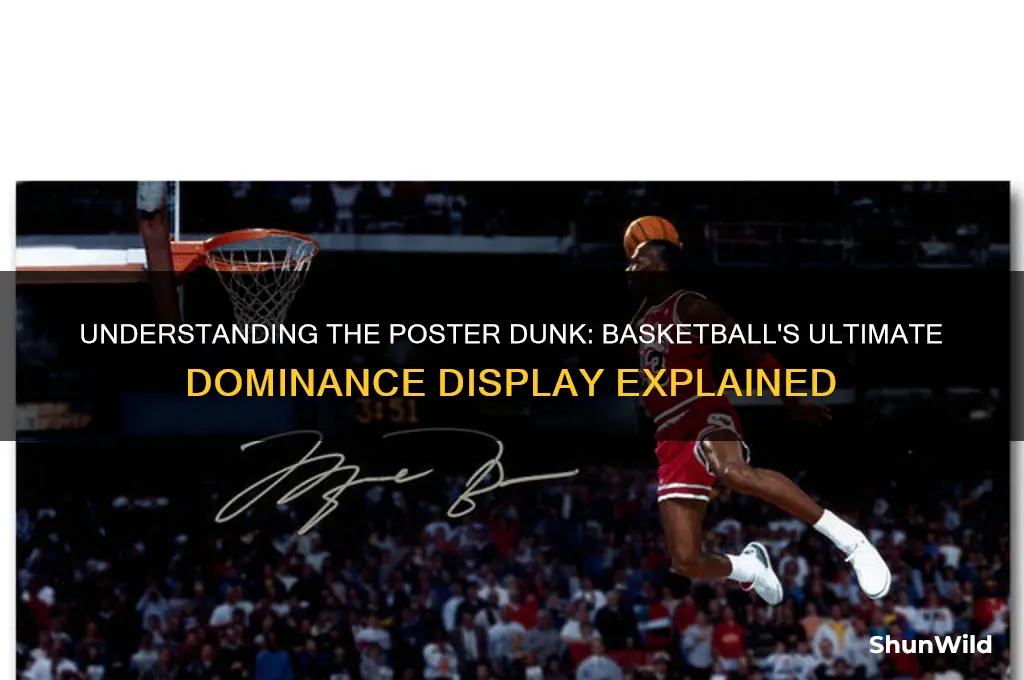 what is a poster dunk in basketball