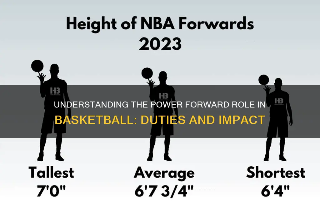 what is a power forward job in basketball