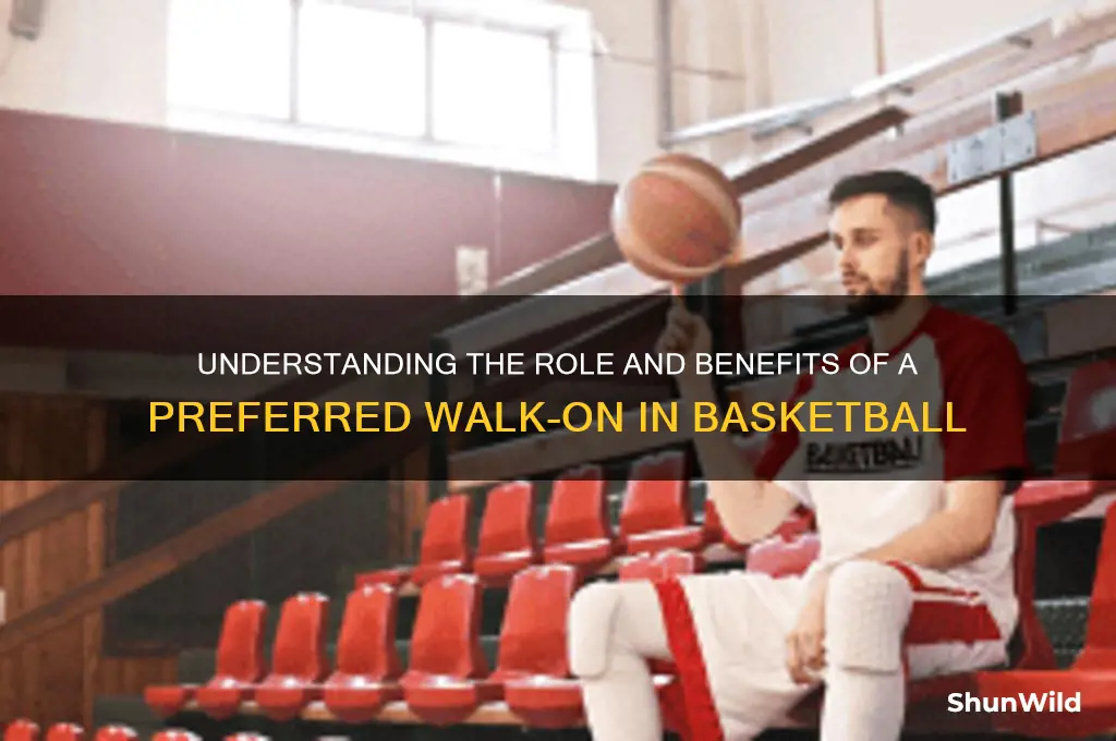 what is a preferred walk on basketball