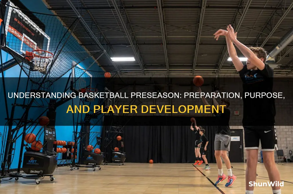 what is a preseason for basketball