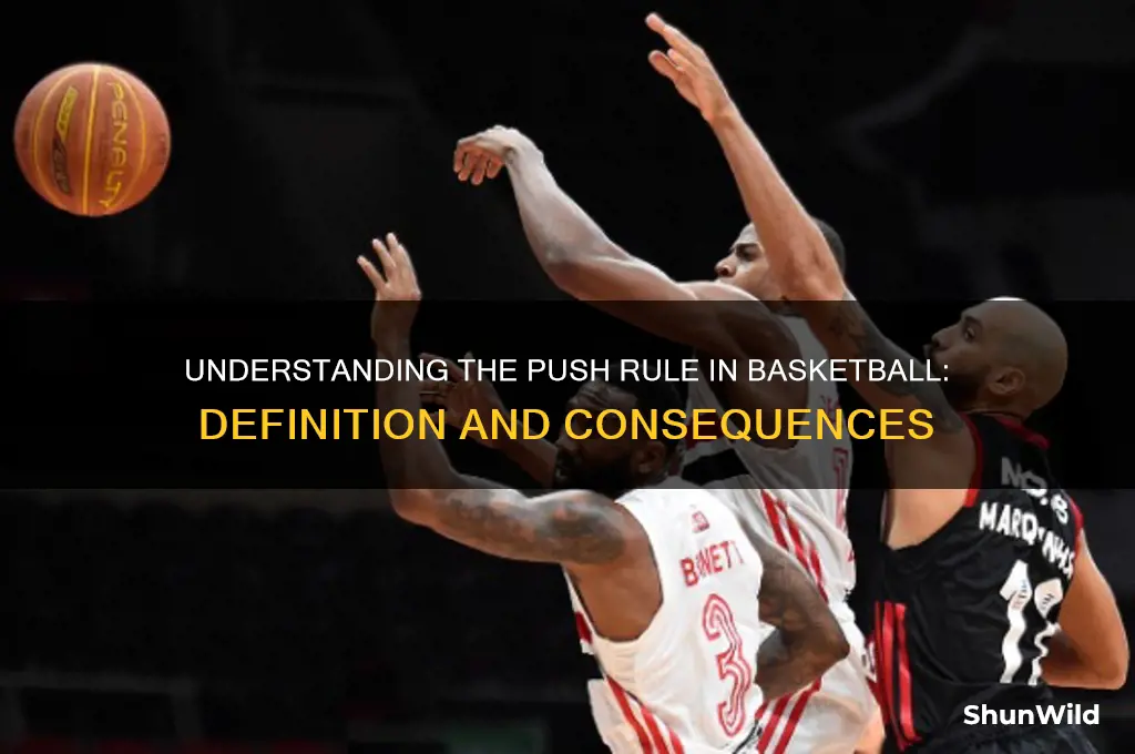 what is a push in basketball