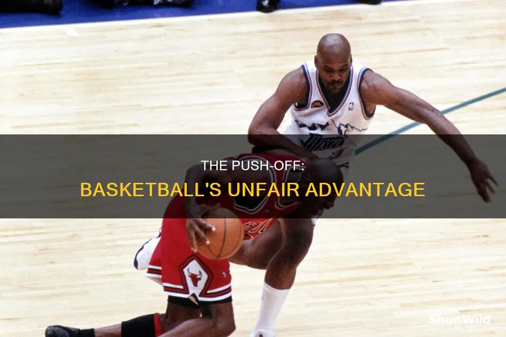 what is a push off in basketball