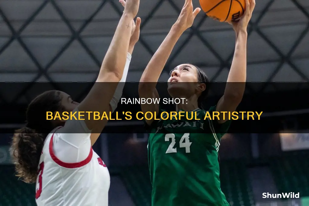 what is a rainbow shot basketball