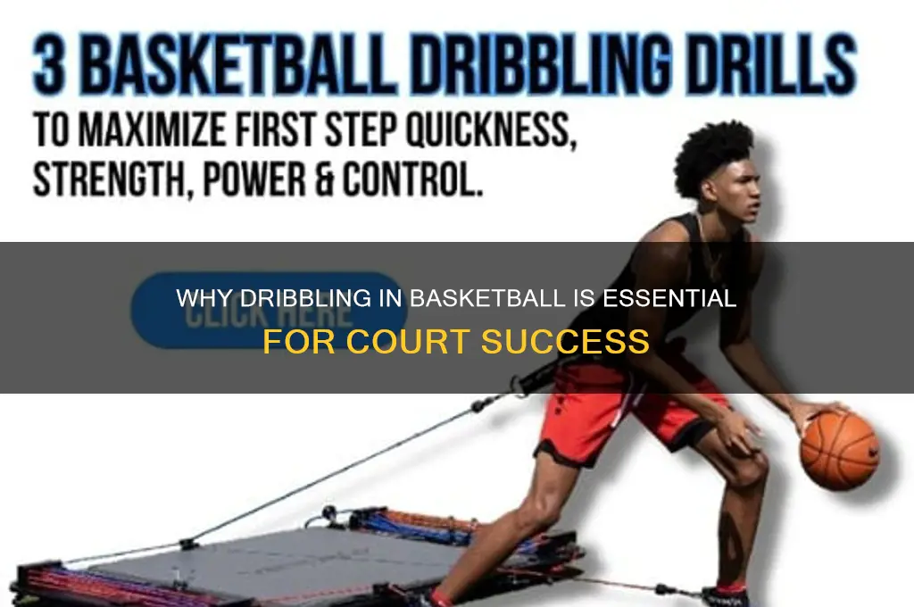 what is a reason for dribbling in basketball