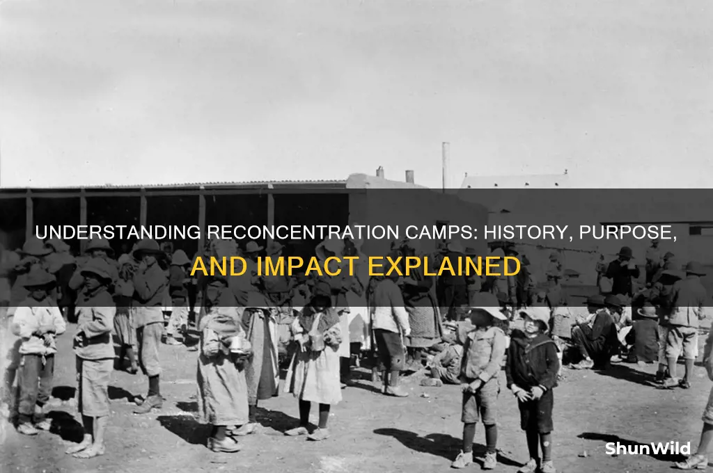 what is a reconcentration camp