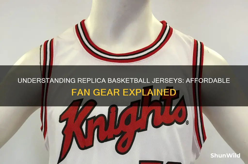 what is a replica jersey basketball