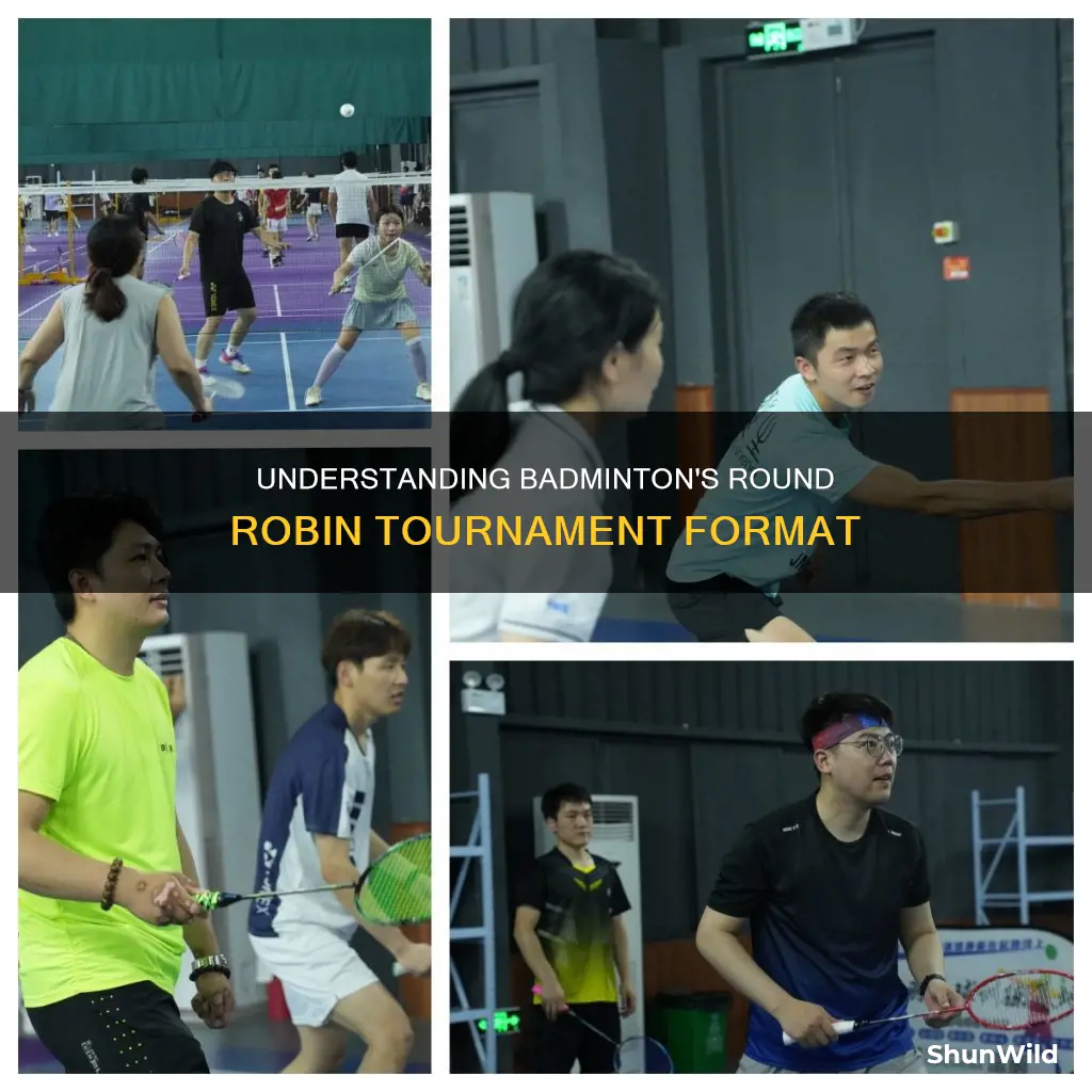what is a round robin tournament in badminton