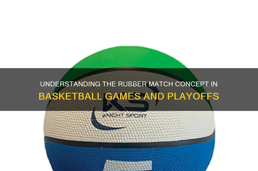 what is a rubber match in basketball