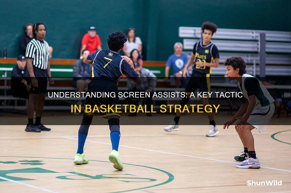what is a screen assist in basketball