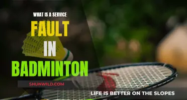 Understanding Service Faults in Badminton
