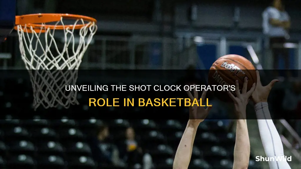 what is a shot clock operator in basketball