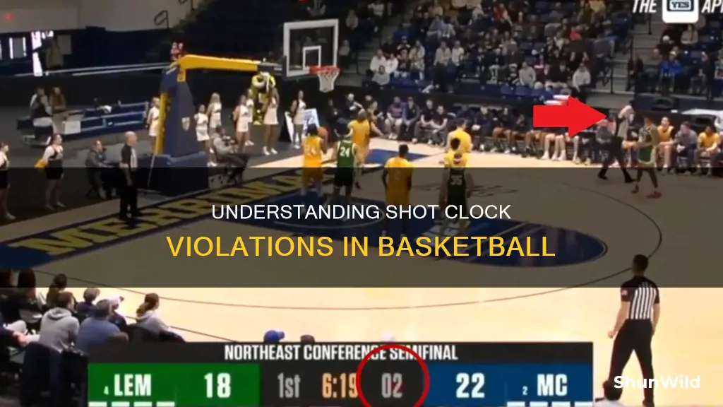 what is a shot clock violation in basketball