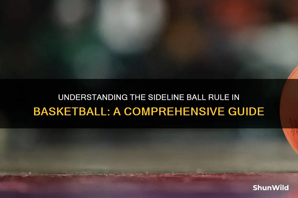 what is a sideline ball in basketball