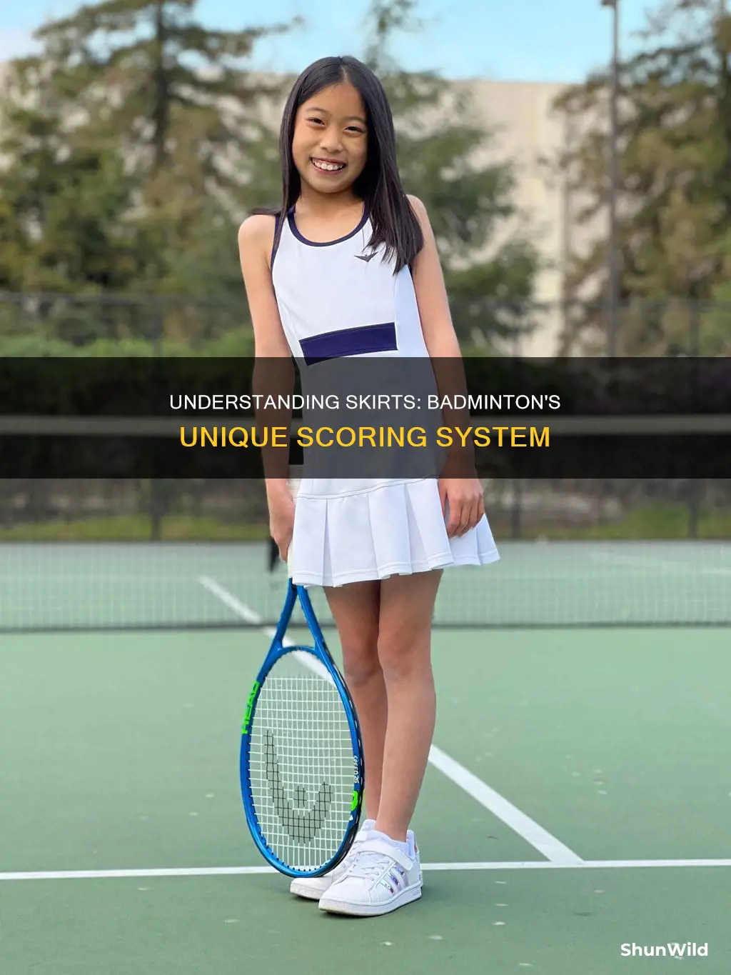 what is a skirt in badminton