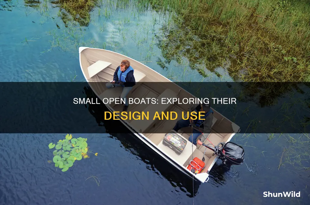 what is a small open boat