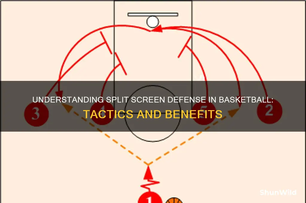what is a split screen in basketball