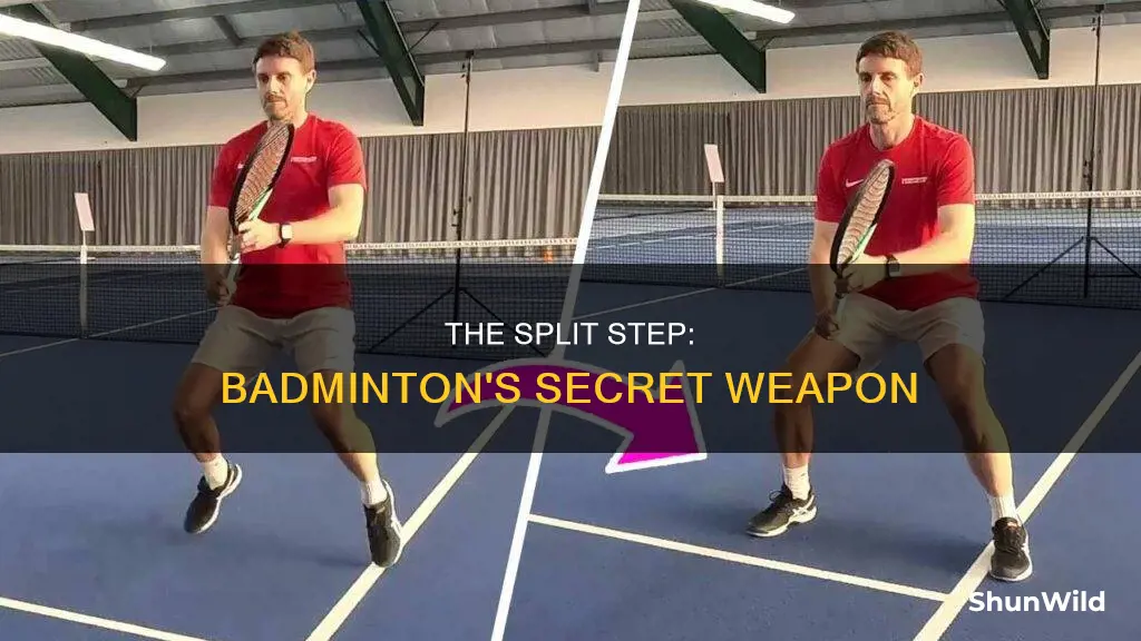what is a split step in badminton